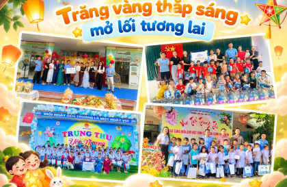 Trăng Vàng Thắp Sáng – Mở Lối Tương Lai: Avisure trao Hành trang tương lai đến trẻ em nhiều địa phương